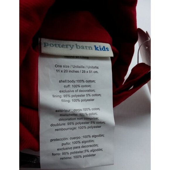 Pottery Barn Kids Alice Angel Woodland Christmas Holiday Stocking Quilted Xmas - Picture 7 of 9